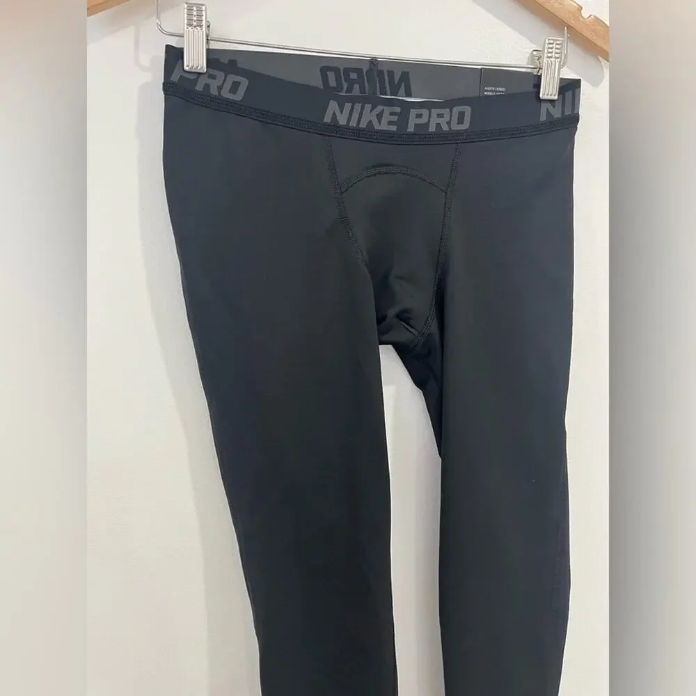 NEW Nike Pro Active Compressions Youth Boy XL Black Dri Fit Work Out Train NWOT - Picture 2 of 6